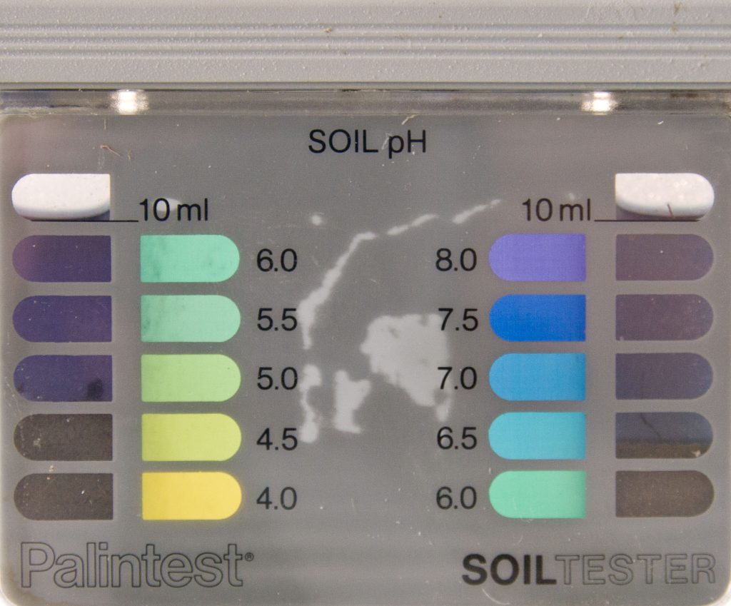 Soil acidity test