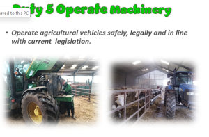 Duty 5 Operate Machinery